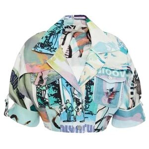 Zimmermann Glassy Safari Linen Top